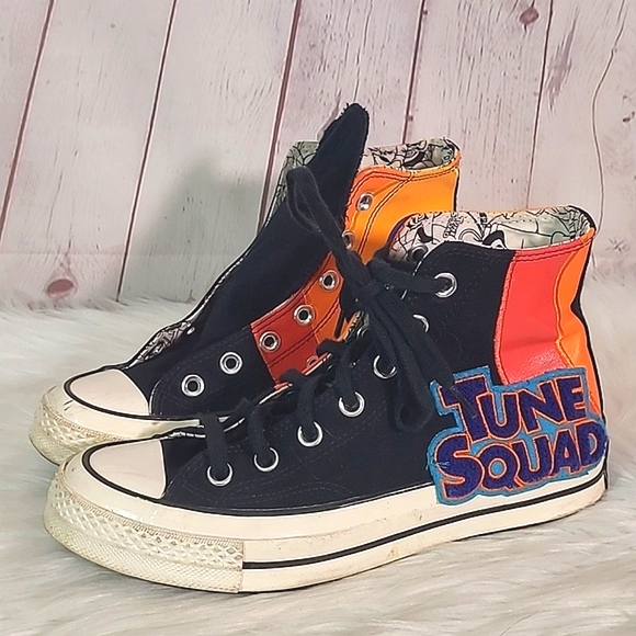 Converse All Star Chuck Taylor High Top Space Jam Tune Squad Sneakers Womens 7 - Picture 3 of 17
